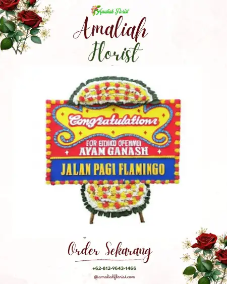 Sewa Papan Bunga Longok